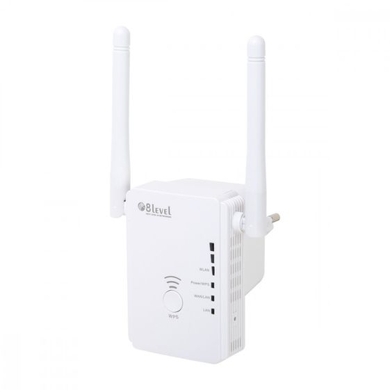 8LEVEL Repeater WRP-300A WiFi 300Mbps (802.11n, 1x WAN/LAN,1x LAN,  2x Antena) - WRP-300A