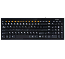 A4TECH Klawiatura Multimedialna Notebook Touch KX-100 - A4TKLA42426