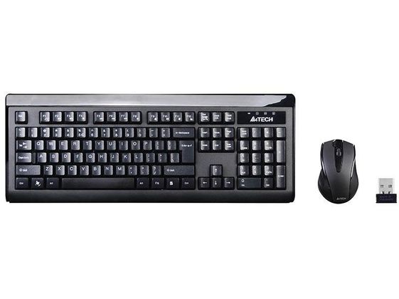 A4TECH Zestaw klawiatura + mysz V-Track 2.4G 6100F RF NANO - A4TKLA46052