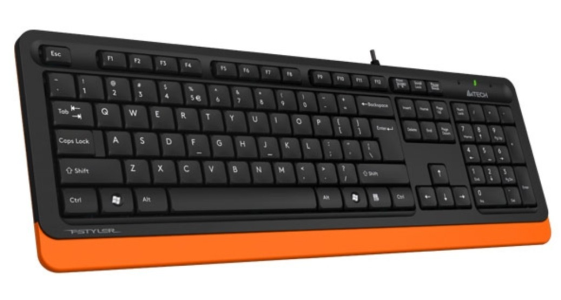 A4TECH Klawiatura FSTYLER FK10 Orange  - A4TKLA46451