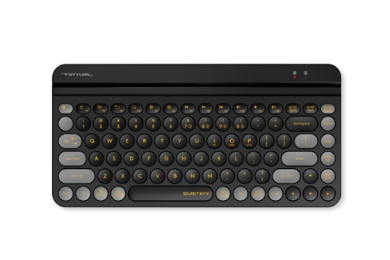 A4TECH Klawiatura FStyler FBK30 Blackcurrant 2.4GHz + BT (silent) - A4TKLA47190