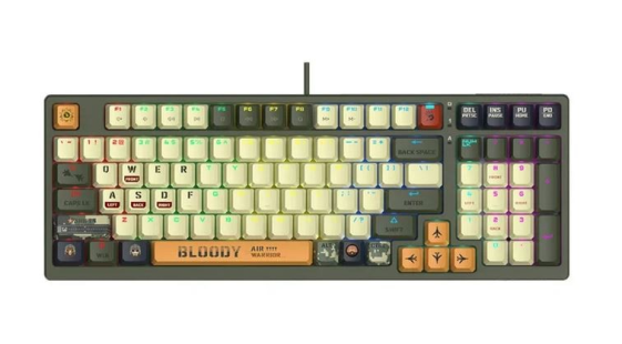 A4TECH Klawiatura mechaniczna Bloody S98 USB Aviator (BLMS Red Switches)  - A4TKLA47260