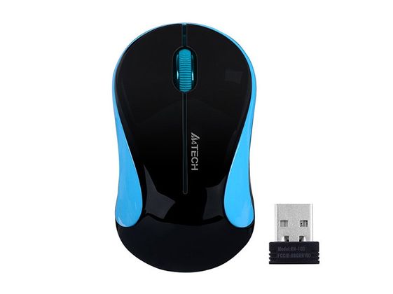 A4TECH Mysz V-Track G3-270N-1 (Czarny+ Niebieski) - A4TMYS46040