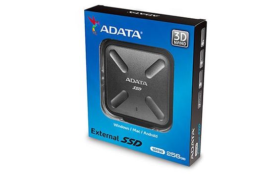 ADATA SSD External SD700 1TB USB3.1 Durable Czarny - ASD700-1TU31-CBK