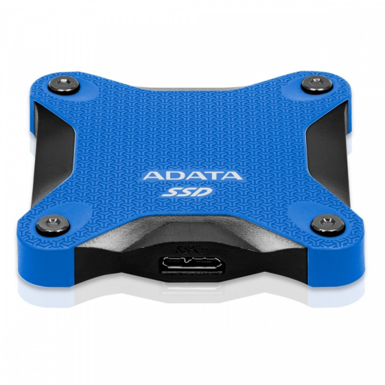 ADATA Dysk SSD External SD600Q 480GB USB3.1 Blue - ASD600Q-480GU31-CBL