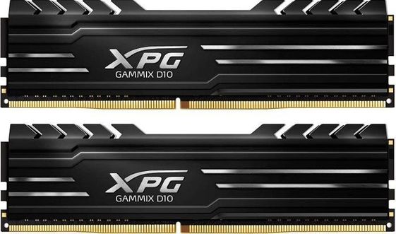 ADATA Pamięć XPG GAMIX D10 DDR4 2666 DIMM 16GB (2x8) Kit czarna - AX4U266638G16-DBG