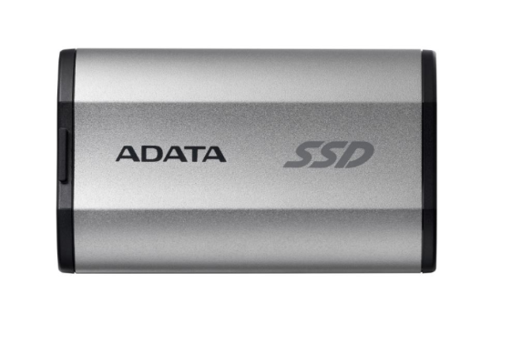 ADATA Dysk SSD External SD810 4TB USB3.2C 20Gb/s Silver  - SD810-4000G-CSG