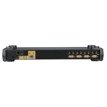 ATEN *4-Port PS/2-USB-VGA/Aud io KVM Switch CS1754  - CS1754Q9-AT-G