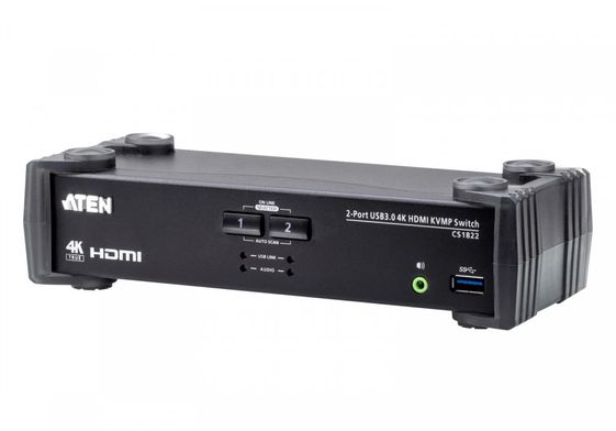 ATEN Przełącznik KVMP USB 3.0 4K HDMI CS1822-AT-G - CS1822-AT-G