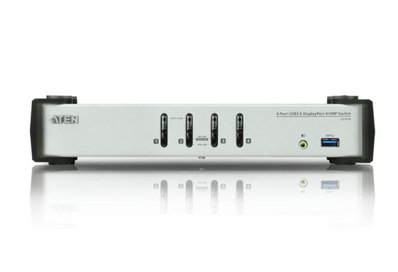ATEN Przełącznik USB 3.0 DP KVMP 4-portowy CS1914  - CS1914