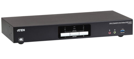 ATEN Przełącznik 2-Port USB 3.0 8k DP Dual Display KVMP - CS1942DPA-AT-G