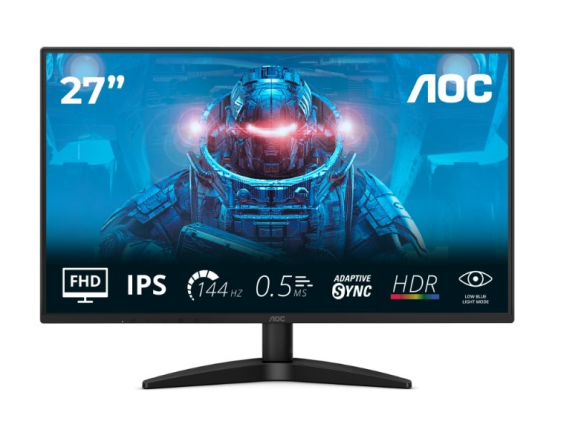 AOC Monitor 27B36X 27 cali IPS 144Hz HDMI DP  - 27B36X