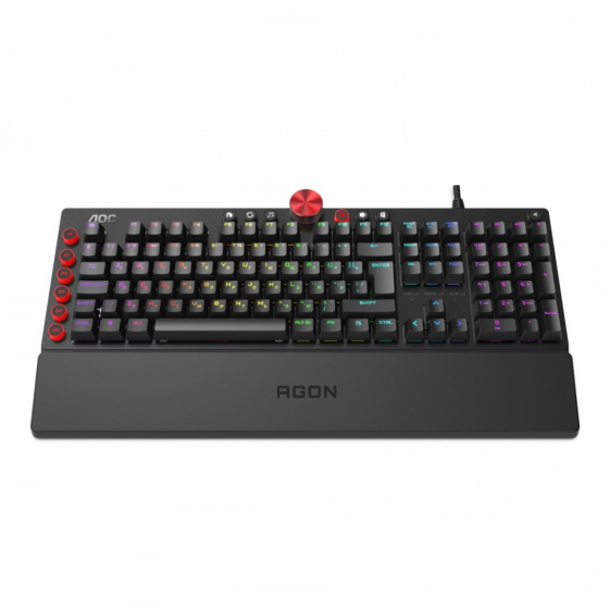 AOC Klawiatura AGON AGK700 Mechanical Wired Gaming Keyboard      Cherry MX Red Switches - US International Layout AGK700DRUH  - AGK700DRUH
