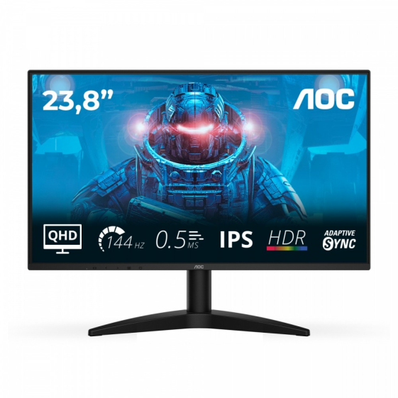 AOC Monitor Q24B36X 23.8 cala IPS 144Hz HDMI DP  - Q24B36X