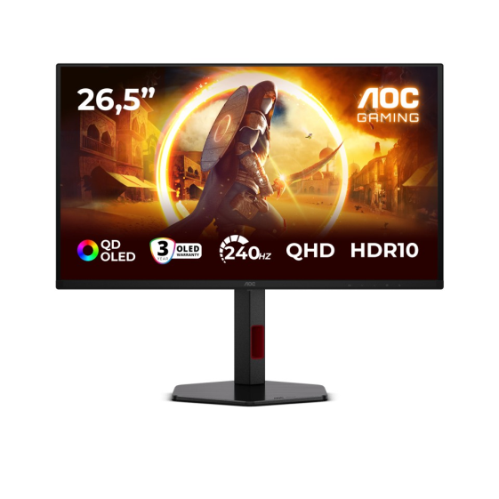 AOC Monitor 26.5 cala Q27G4ZDR QD-OLED 240Hz HDMIx2 DP - Q27G4ZDR