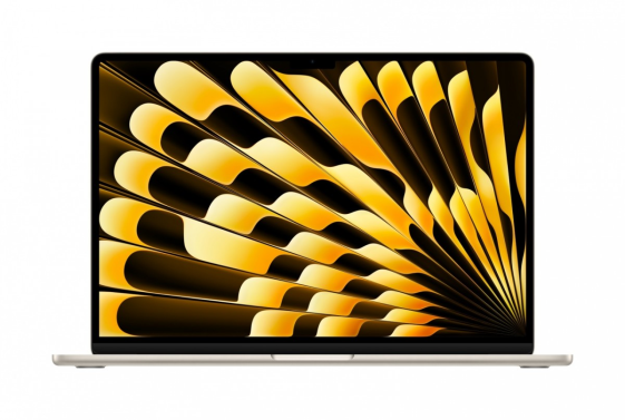 APPLE Macbook Air 15.3: M3 8/10, 24GB, 512GB - Księżycowa poświata MC9K4ZE/A - MC9K4ZE/A