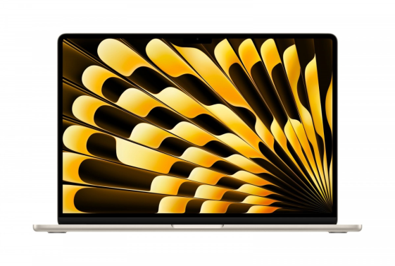 APPLE MacBook Air 15.3: M4 10/10, 16GB, 256GB - Księżycowa Poświata - MW1J3ZE/A