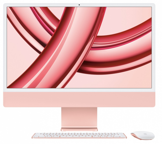 APPLE iMac 24 cale: M3 8/8, 16GB, 256GB - Różowy - MQRD3ZE/A/R1 - Z198000C9