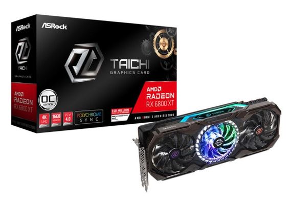 ASROCK Karta graficzna Radeon RX 6800 XT Taichi X 16GB OC 256bit GDDR6 2DP/HDMI  - RX6800XT TCX 16GO