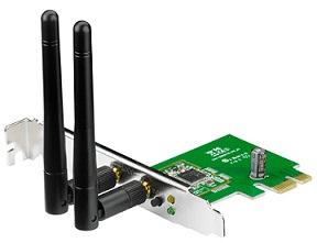 ASUS PCE-N15 Karta WiFi N300 PCI-E 2xSMA (LP) - PCE-N15