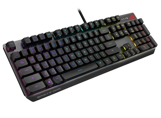 ASUS Klawiatura XA05 ROG STRIX SCOPE RX BLACK/RED - 90MP0240-BKUA00