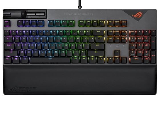 ASUS Klawiatura ROG STRIX Flare II 8000Hz/ ROG NX/ PBT/ USB 2.0/ czarna - 90MP02D6-BKUA01