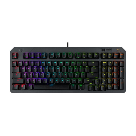 ASUS Klawiatura TUF Gaming K3 Gen II RGB/USB/IP57 AuraSync Czarna - 90MP0390-BKUA01