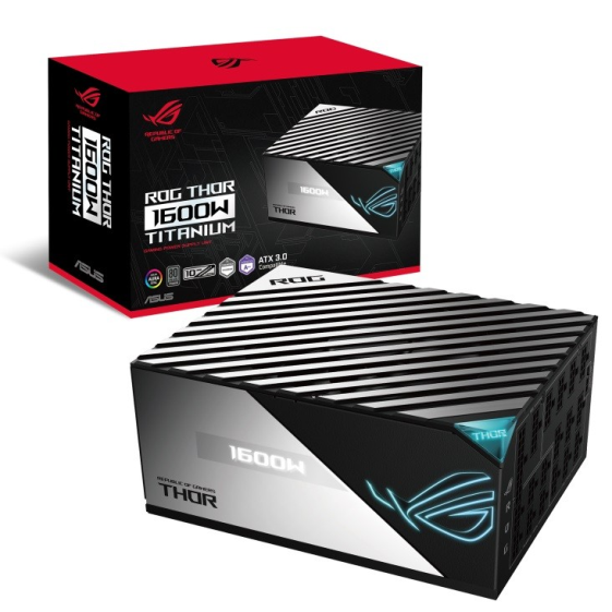ASUS Zasilacz Rog Thor Titanium 1600W 80+ ATX 3.0 - 90YE00K0-B0NA00