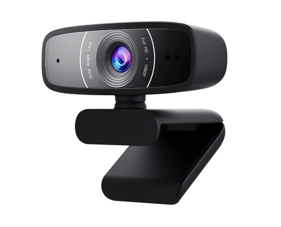 ASUS Kamera internetowa C3 FullHD/30fps/mic Czarna  - 90YH0340-B2UA00