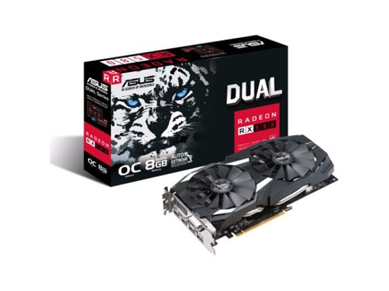 ASUS Radeon RX 580 OC GAMING 8GB GDDR5 256BIT 2HDMI/DVI-D/2DP - DUAL-RX580-O8G