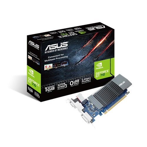 ASUS GeForce GT 710 1GB GDDR5 32BIT DVI-D/HDMI/D-Sub - GT710-SL-1GD5-BRK