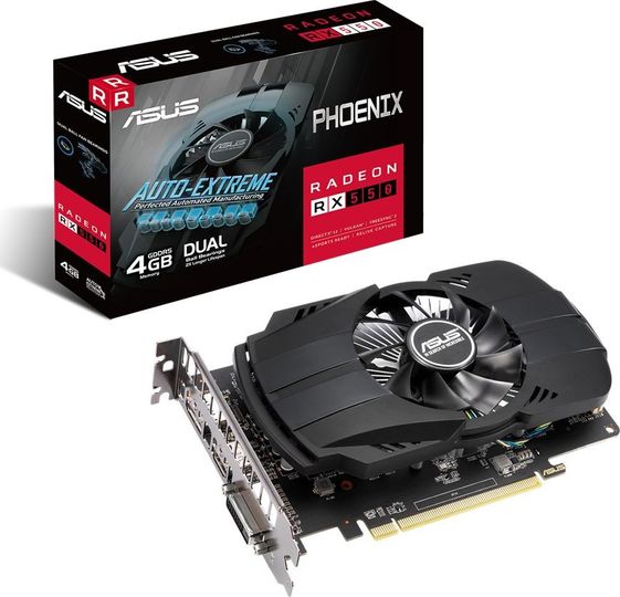 ASUS Karta graficzna Phoenix Radeon RX 550 Evo4GB 128bit GDDR5 DVI/HDMI  - PH-RX550-4G-EVO