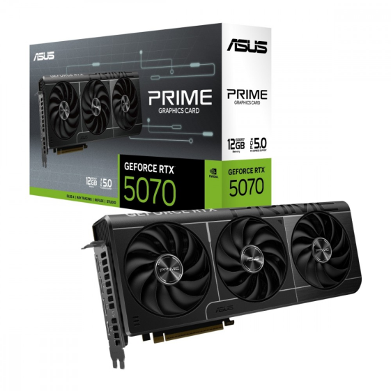 ASUS Karta graficzna GeForce RTX 5070 PRIME-RTX5070-12G - PRIME-RTX5070-12G
