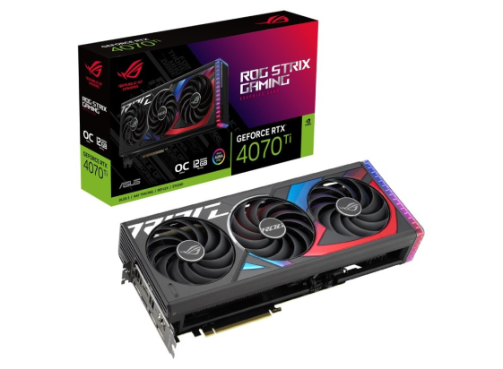 ASUS Karta graficzna GeForce RTX 4070 Ti ROG STRIX 12G GDDRX6 192bit 3DP - ROG-STRIX-RTX4070TI-O12G-GAMING