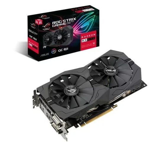 ASUS Karta graficzna Radeon RX 570 OC 8GB 256bit GDDR5 2DVI/HDMI/DP - ROG-STRIX-RX570-O8G-GAMING