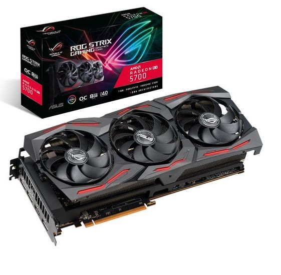 ASUS Karta graficzna Radeon ROG STRIX GAMING RX 5700 OC 8GB GDDR6 256BIT HDMI/3DP - ROG-STRIX-RX5700-O8G-GAMING