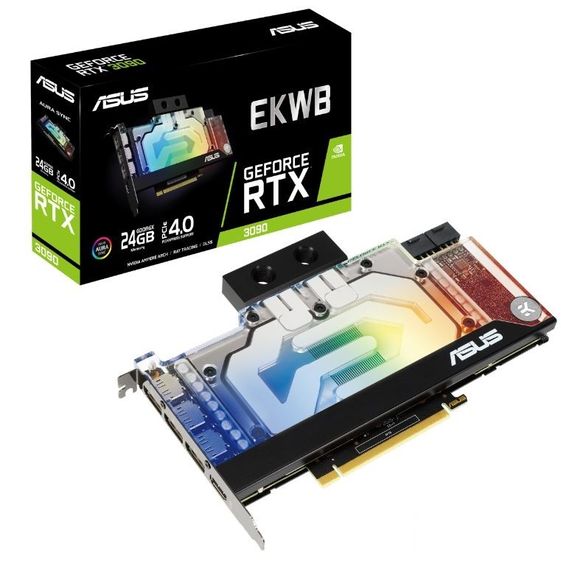ASUS Karta graficzna GeForce RTX 3090 EK 24GB GDDR6X 384bit 3DP/2HDMI - RTX3090-24G-EK