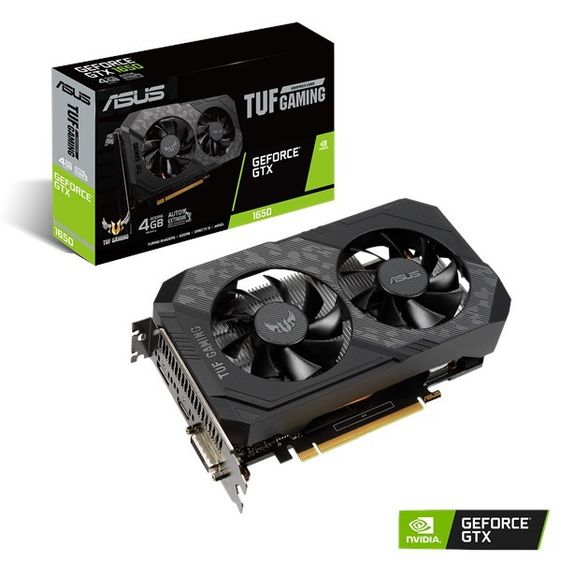 ASUS Karta graficzna TUF-GTX1650-4GD6-GAMING - TUF-GTX1650-4GD6-GAMING