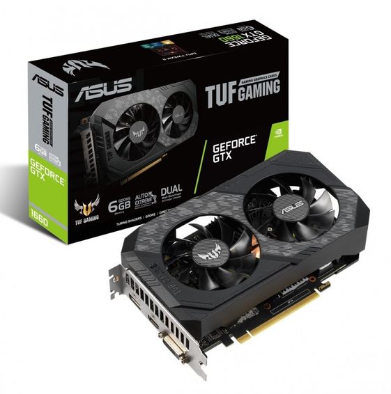 ASUS Karta graficzna GeForce GTX 1660 6G GAMING 192BIT 6GB GDDR5 HDMI/DP/DVI-D - TUF-GTX1660-6G-GAMING