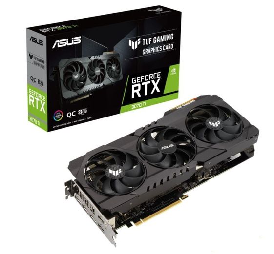 ASUS Karta graficzna GeForce RTX 3070Ti TUF Gaming OC 8GB GDDR6X 256bit 3DP/2HDMI  - TUF-RTX3070TI-O8G-GAMING