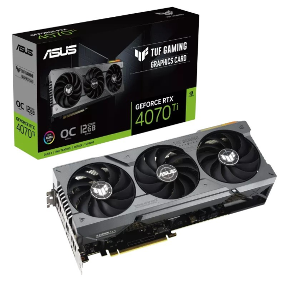 ASUS Karta graficzna GeForce RTX 4070 Ti TUF GAMING OC 12GB GDDRX6 192bit - TUF-RTX4070TI-O12G-GAMING
