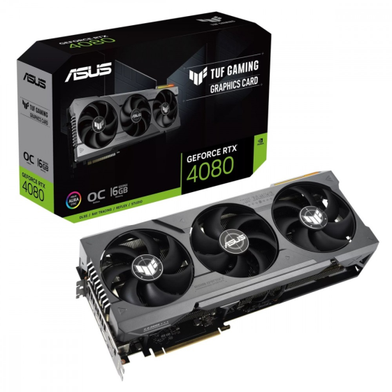 ASUS Karta graficzna GeForce RTX 4080 TUF GAMING OC 16GB GDDRX6 256bit - TUF-RTX4080-O16G-GAMING
