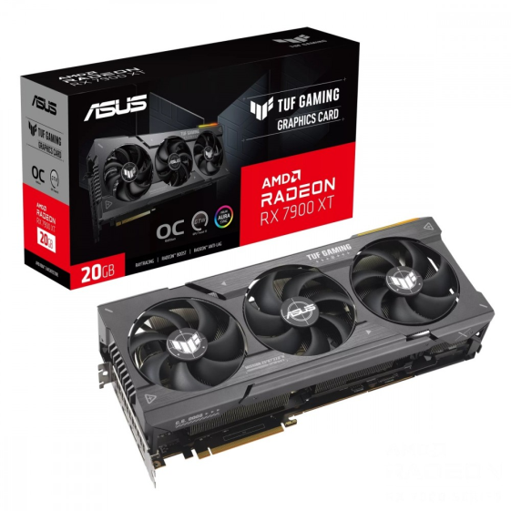 ASUS Karta graficzna Radeon RX 7900 XT TUF GAMING OC 20G GDDR6 320bit 3DP - TUF-RX7900XT-O20G-GAMING