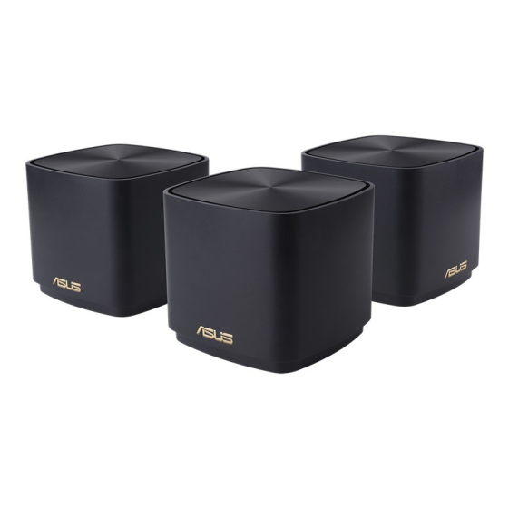 ASUS System WiFi ZenWiFi AX Mini XD4 3-pak Czarny - XD4(B-3-PK)