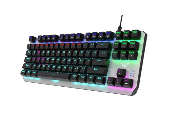 AULA GAMING Aegis Mechaniczna klawiatura dla graczy TKL (niebieskie przełączniki)  - 316536