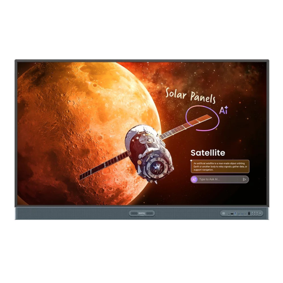 BENQ Monitor interaktywny 75 cali RP7505 LED 1500:1/3840x2160/HDMI - 9H.FC2TC.DE1