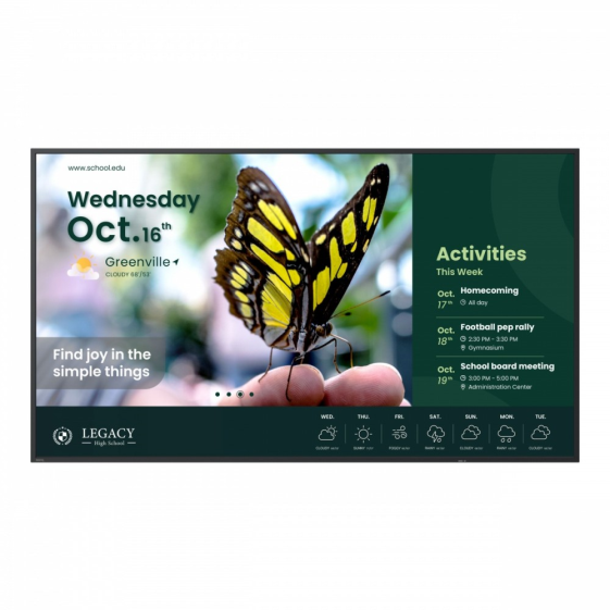BENQ Monitor wielkoformatowy 55 cali ST5504  LED 4K/4500:1/ANDROID  - 9H.S41TB.RE2