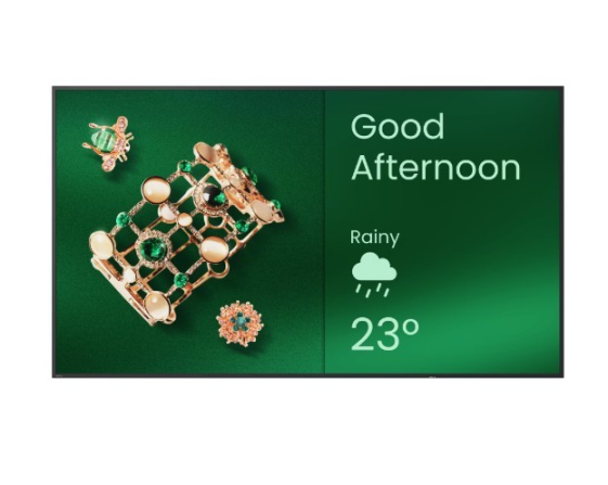 BENQ Monitor wielkoformatowy 65 cali ST6504  LED 4K 1200:1/3840x2160/HDMI  - 9H.S46TB.RE2