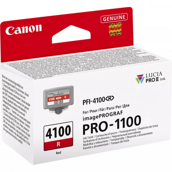 CANON Tusz PFI-4100 R Czerwony 6785C001  - 6785C001