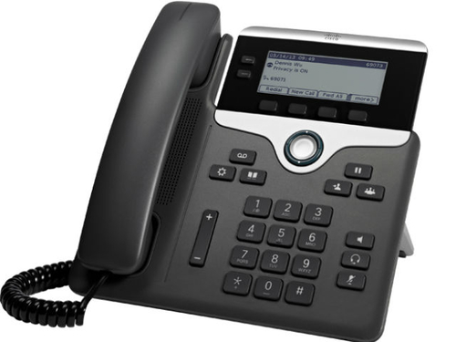 Cisco 7811 telefon VoIP Czarny, Srebrny 1 linii LED - CP-7811-3PCC-K9=